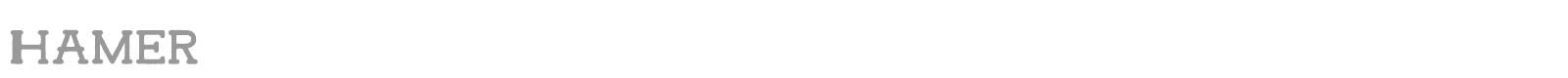 Hamer font preview